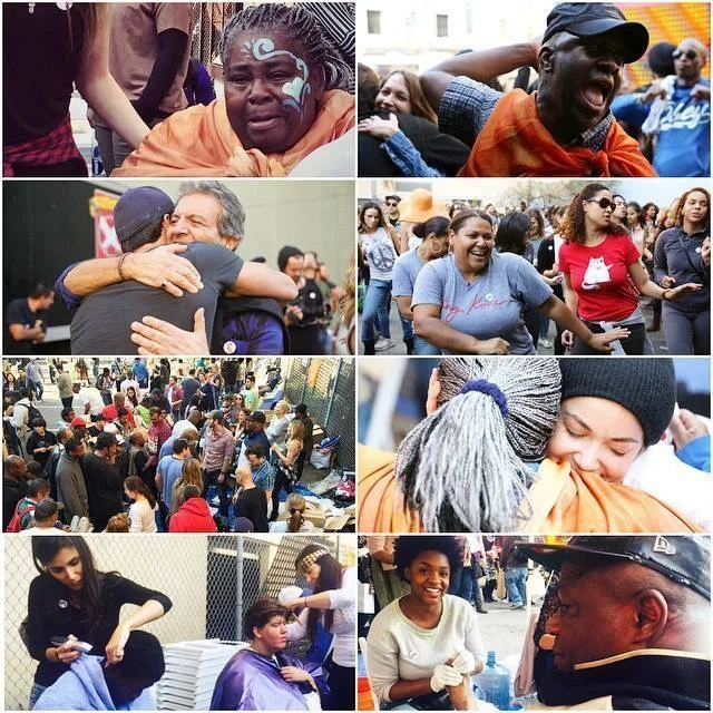 Found on the Skid Row Carnival Facebook page. Am weirded out about taking photos at events like this, as I find it to be invasive of people's privacy. I had no right to take anyone's photo. 