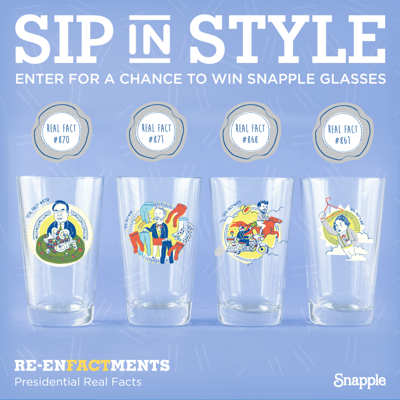 SNAPPLE Re-enFACTment - James Gulliver Hancock