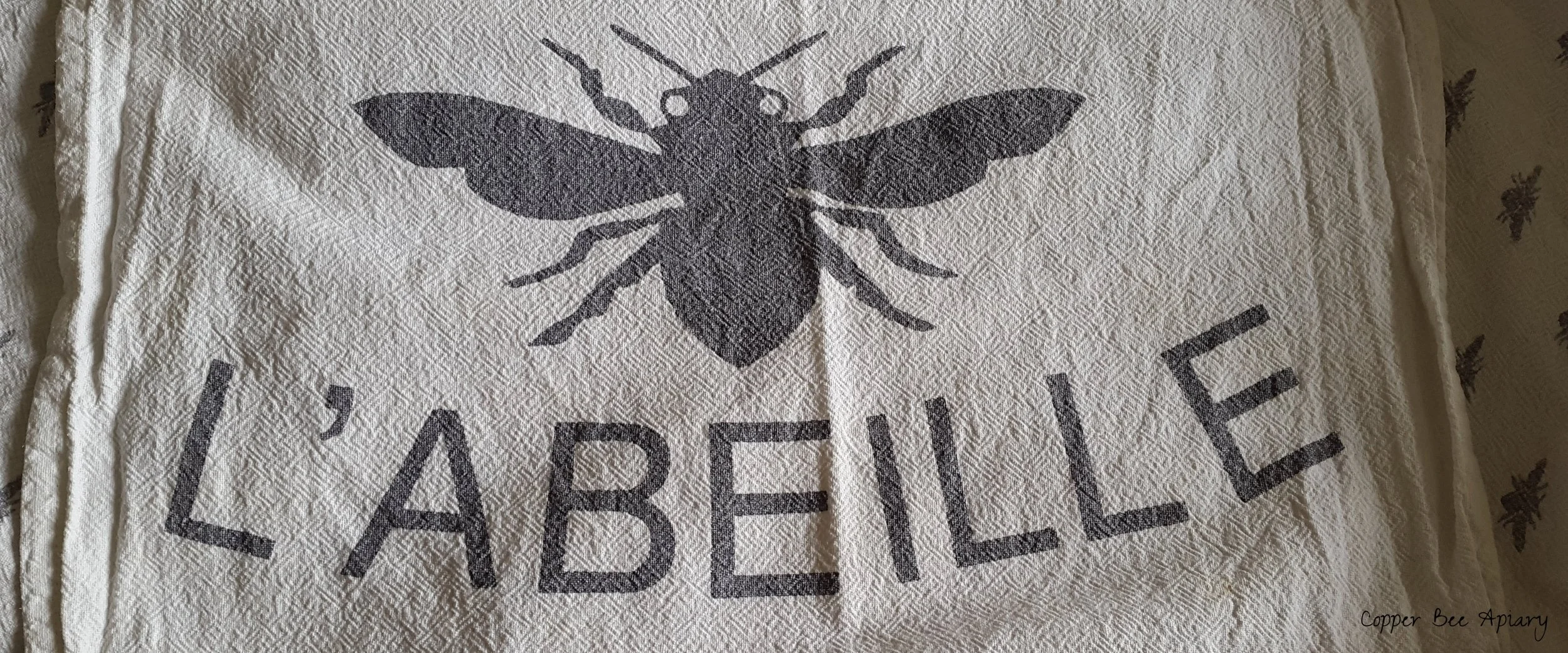 Beekeeping tea towel