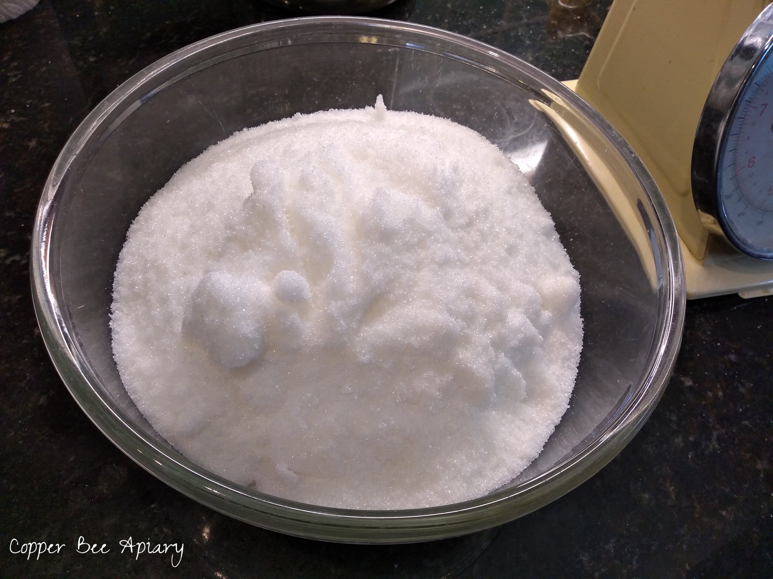 5. Take 4 kg white sugar.