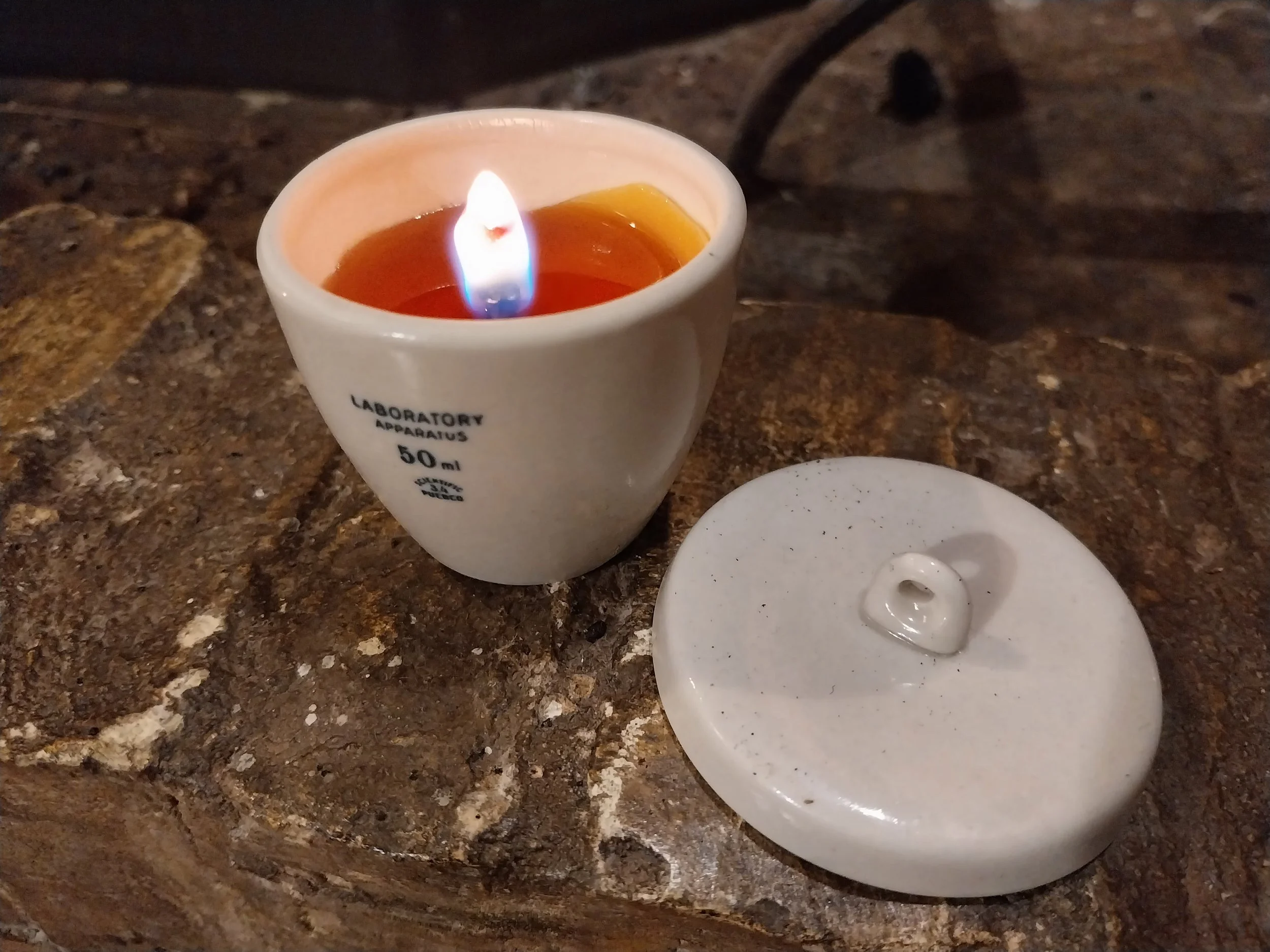 Beeswax candle