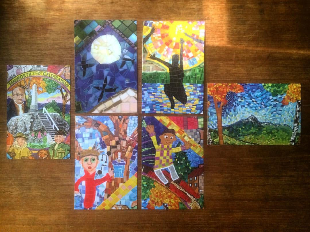 Mosaic postcards—get them while you can.
