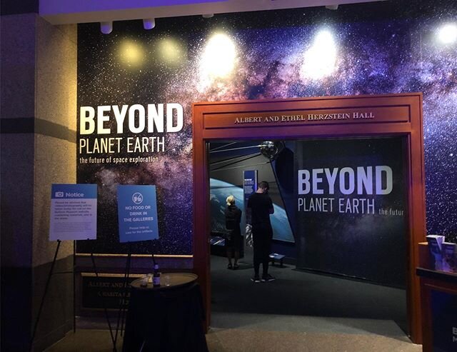 Opening night at Beyond Planet Earth at the Bullock Texas State History Museum.  Thank you all for a wonderful week!