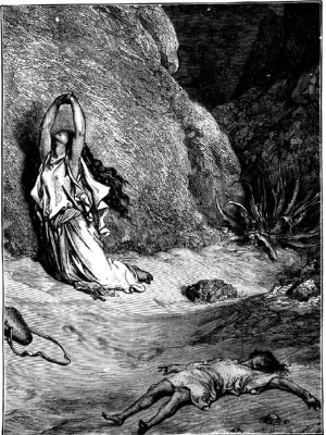  "Hagar in the Wilderness," Gustave Dore