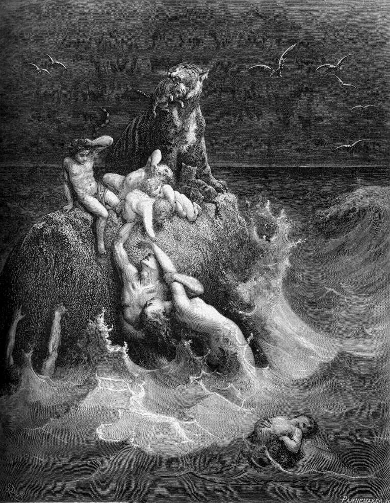 The Deluge - Gustav Dore (1866)