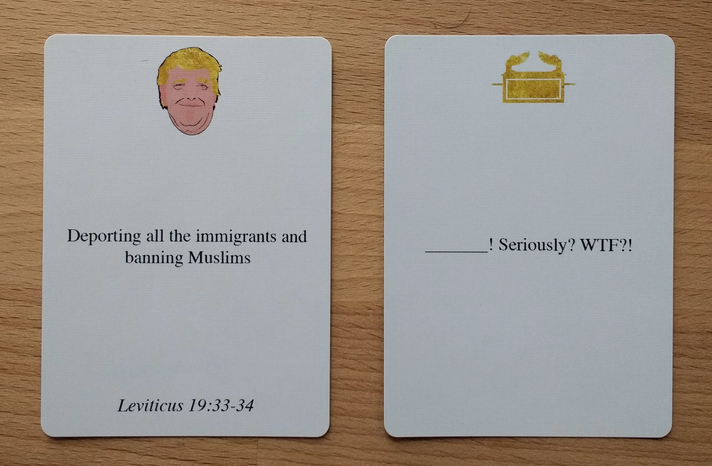 “Deporting all the immigrants and banning Muslims” (Leviticus 19:33-34) OR Why We're Done with Fake News Christians