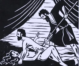 Being afraid to have sex in your tent, for fear of Phineas breaking in and stabbing you in the back with his spear (Numbers 25:6-8)