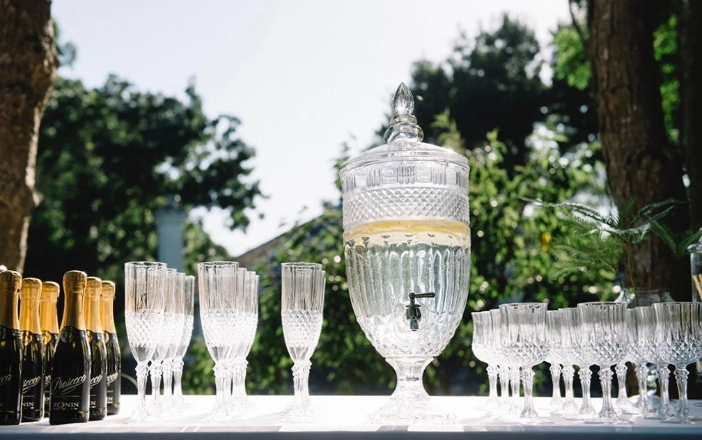 Crystal Cut Drink Dispenser