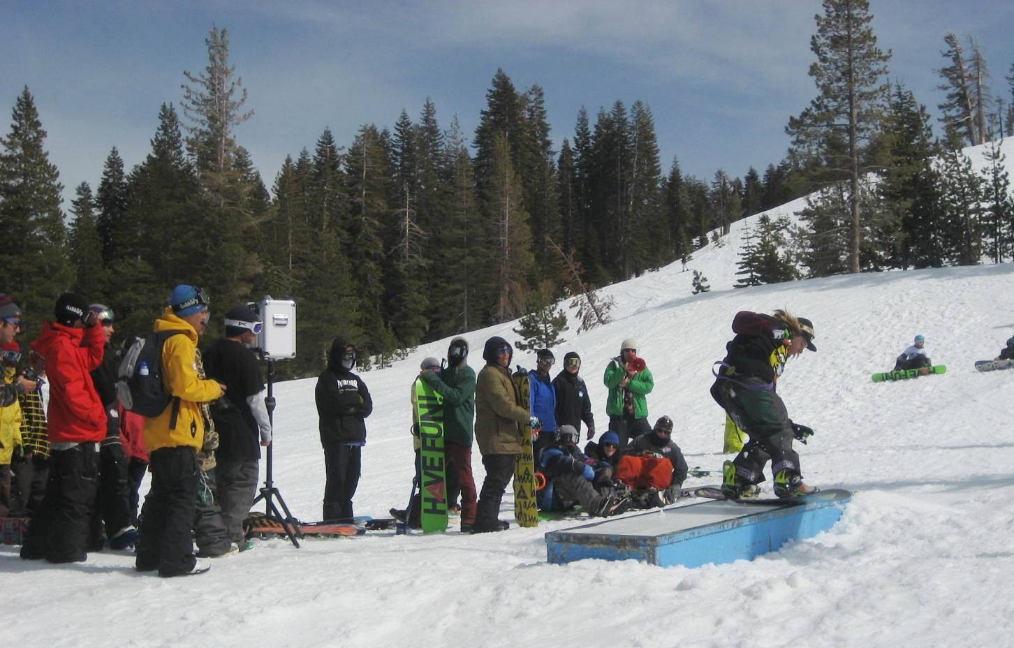 The same box in the park where I had my colossal wipeout.