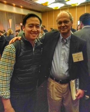 Catching up with Mike at the AIChE Annual Meeting in 2016, held in San Francisco that year. I also presented a talk with the AIChE Management Division that year.