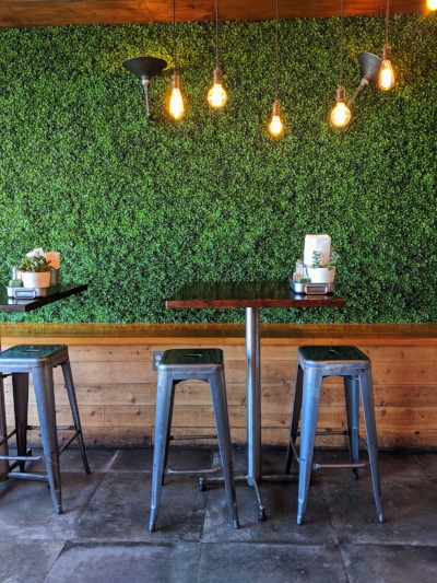 Rejuvenating with amazing lattes and breakfast sandos at Sessions West Coast Deli.