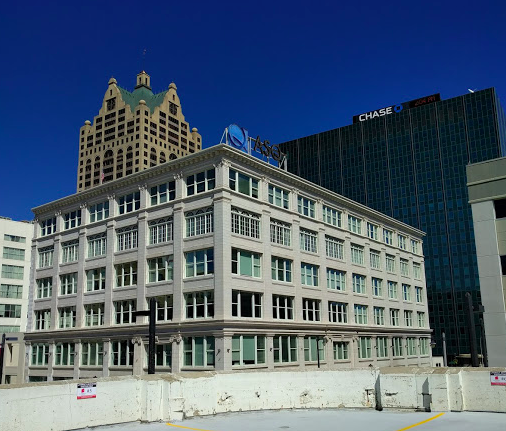 The ASQ Center in downtown Milwaukee, site of the former Gimbels Department Store from 1925 to 1997.