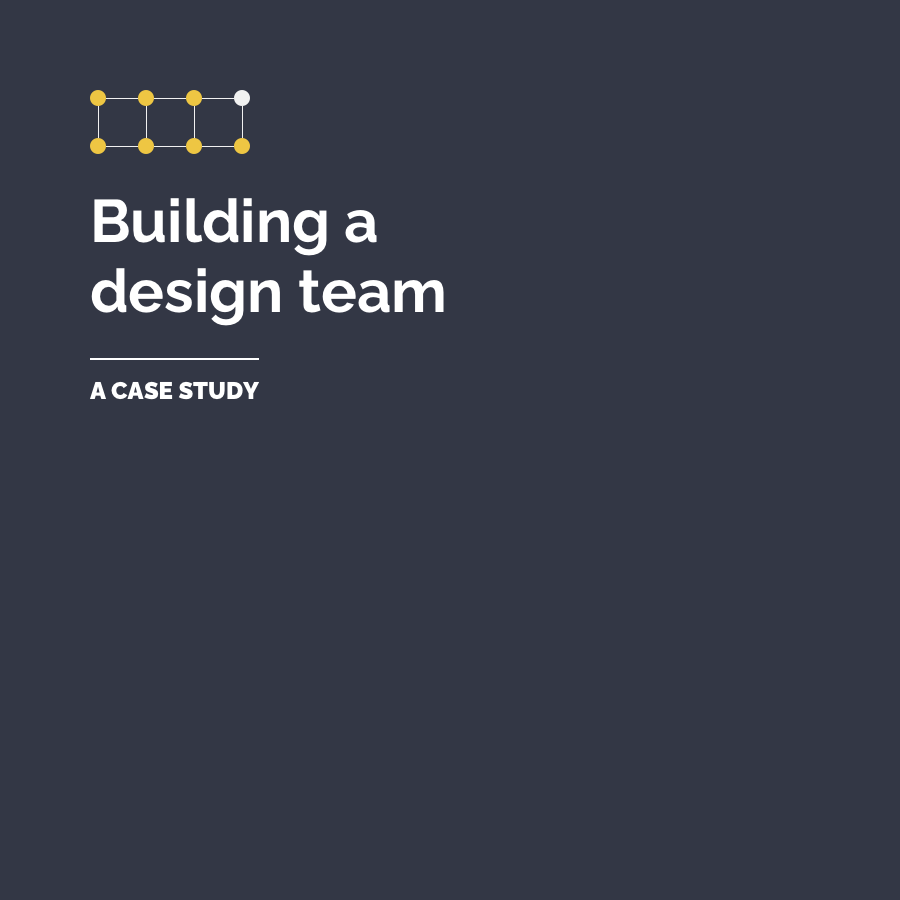 Building a design team
