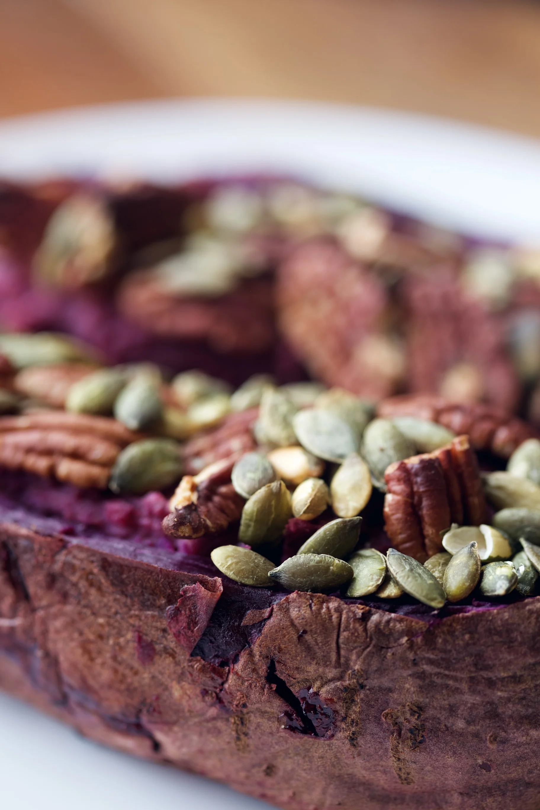 Of course I had to try it with Purple Sweet Potatoes