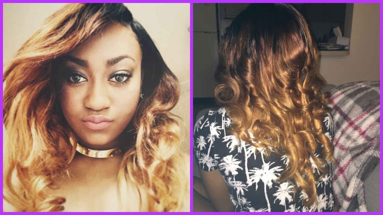 I was very pleased by the turnout and very proud of my Ombre attempt! Hair sewn in and styled by Valorie! Instagram: @adashofval