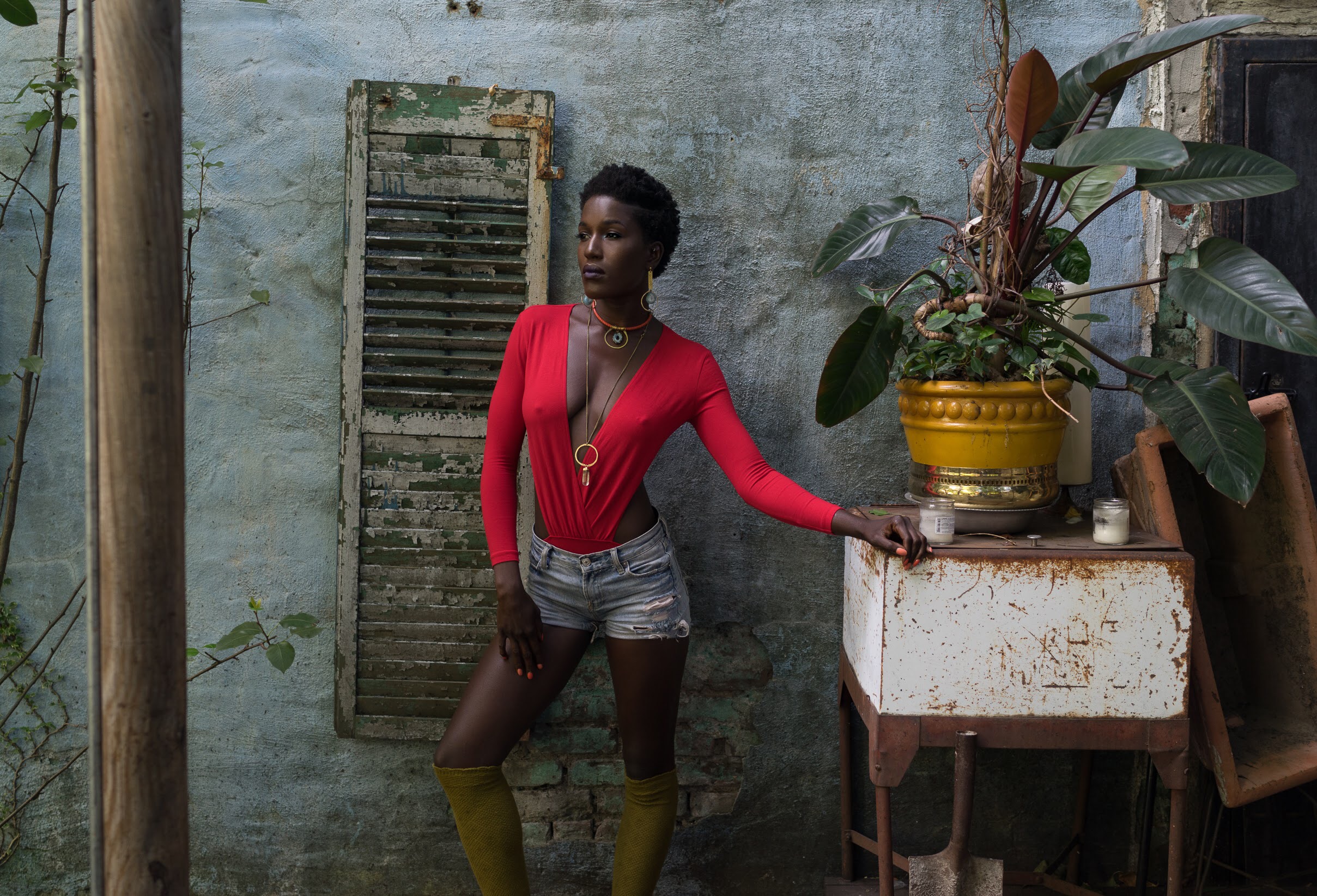 MakeupArtist: Allie J   Model: Kohcoa Kibibijaweta    Photographer: Qwan  Jewelry: CandidArt