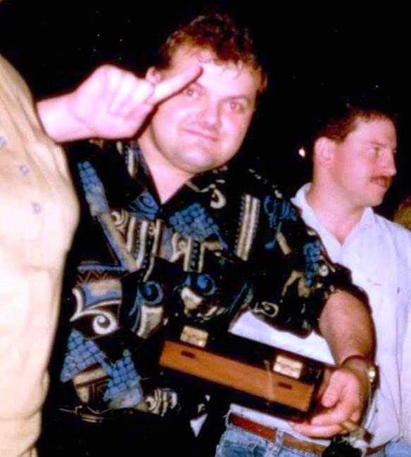 Baldur and his “grandfather” in Moscow, 1990.