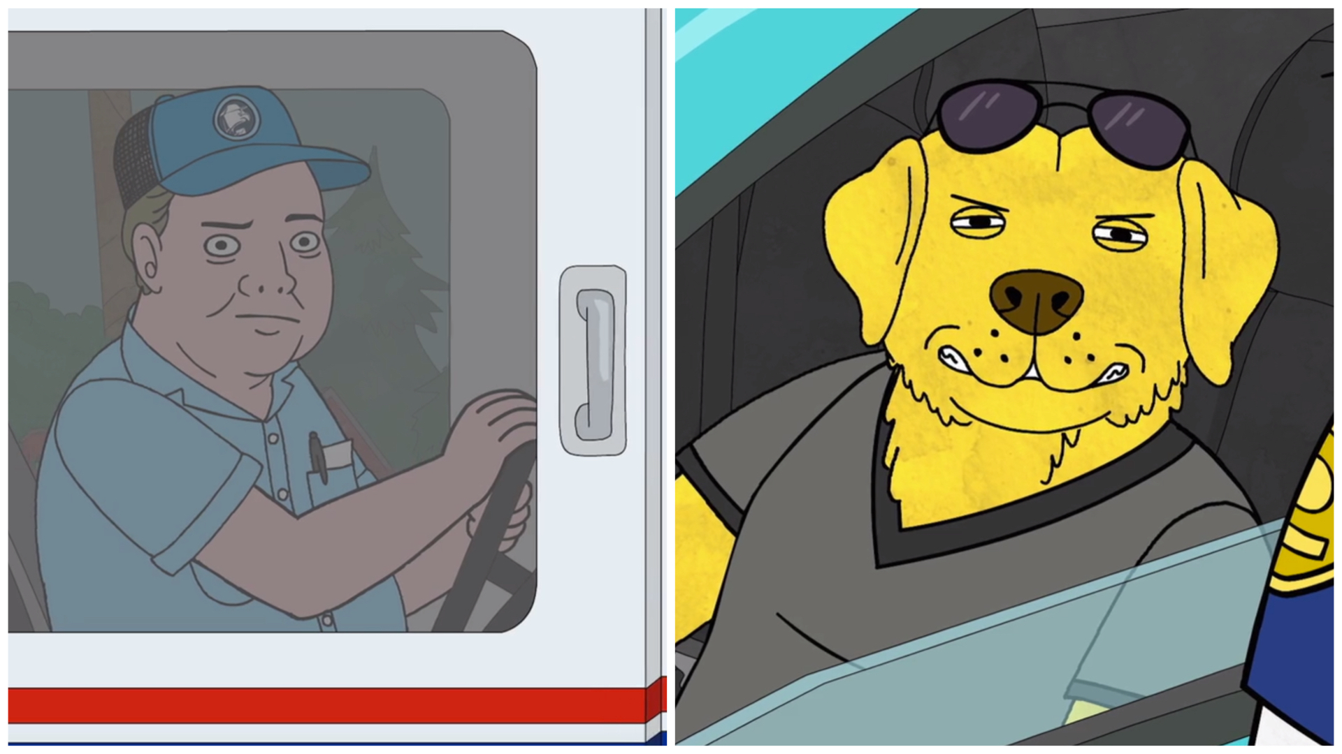 Mr Peanutbutter vs The Mailman. © Copyright: Netflix
