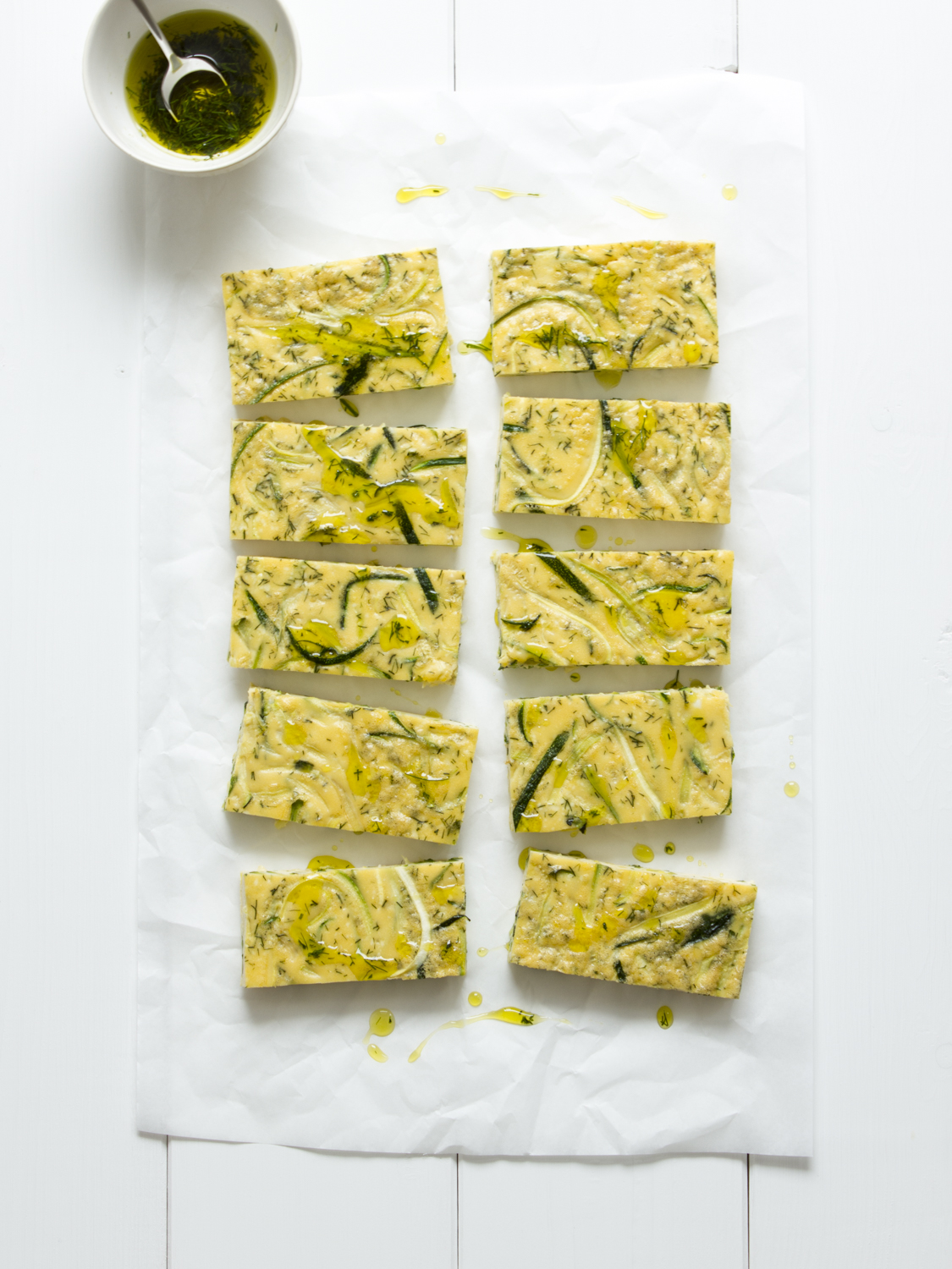 Pastel de calabacín / Courgette Frittata