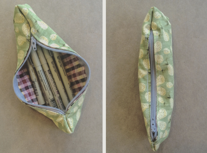 My pencil case kept ripping open last year, so I made my own
