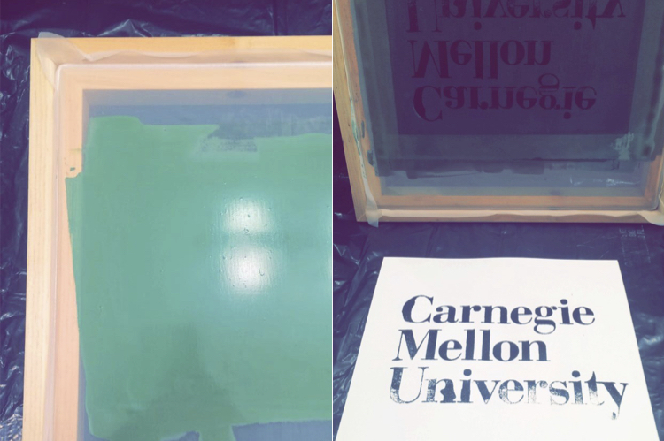 Screenprinting! I’ve been wanting to do this for a while, so I was really excited I finally had some time to learn. Even though I messed up the bottom part, I was so happy it actually worked, and I knew what to do better for the next one.