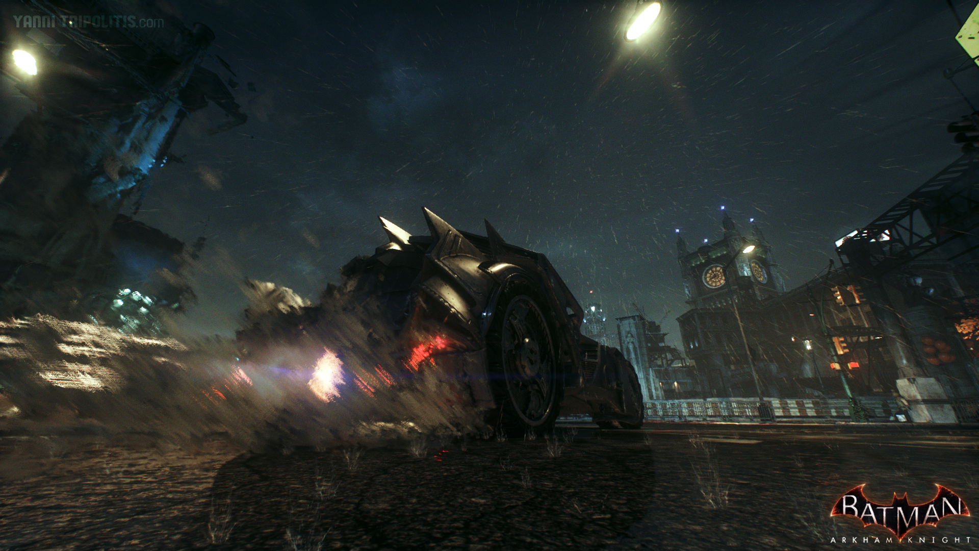 BAK: Batmobile Water Kick Up