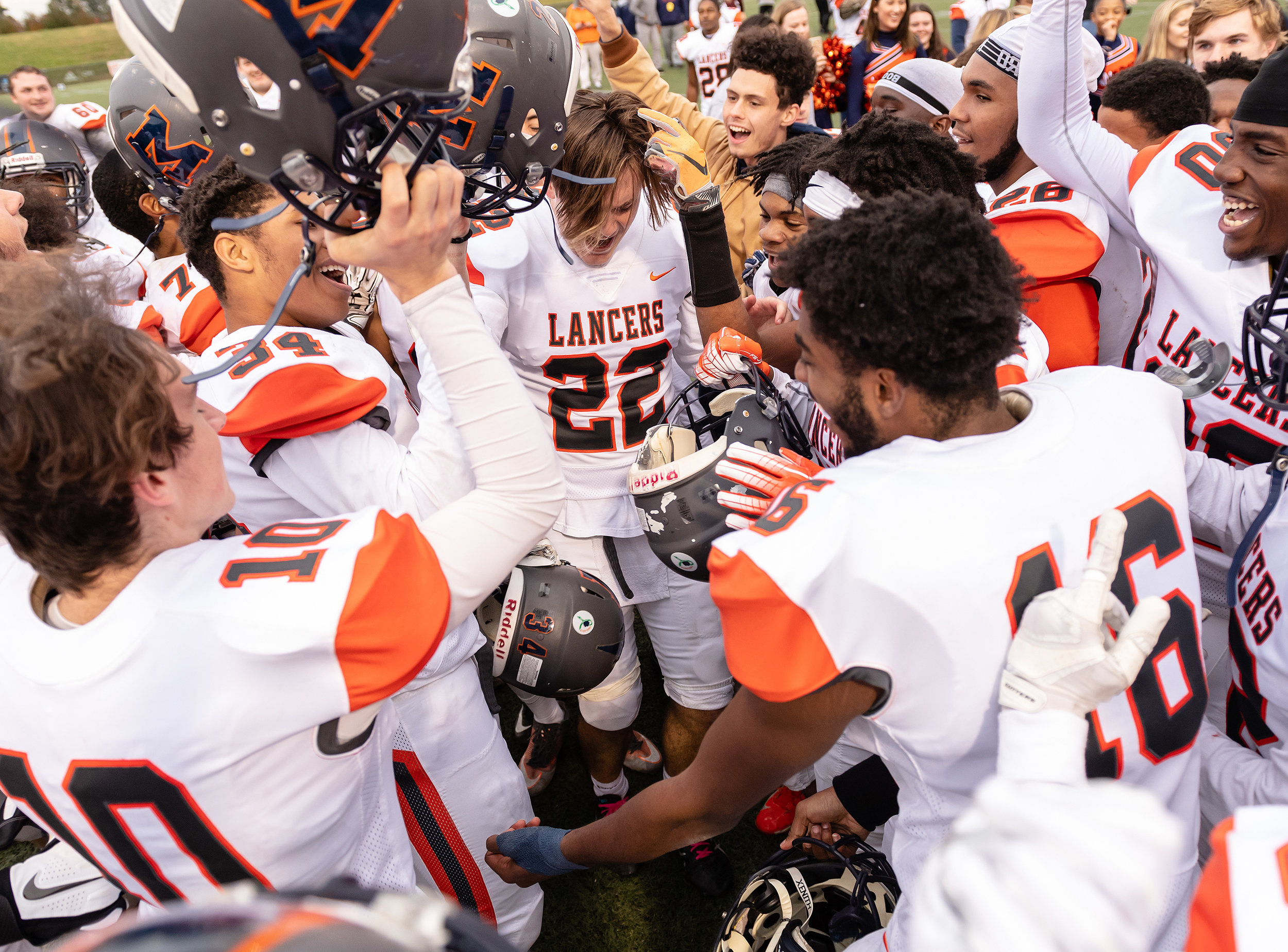 Game action from the Manchester vs Ocean Lakes VHSL 6A semifinal game held on Saturday, December 01, 2018 at the Virginia Beach Sportsplex. Manchester defeated Ocean Lakes 42 to 3