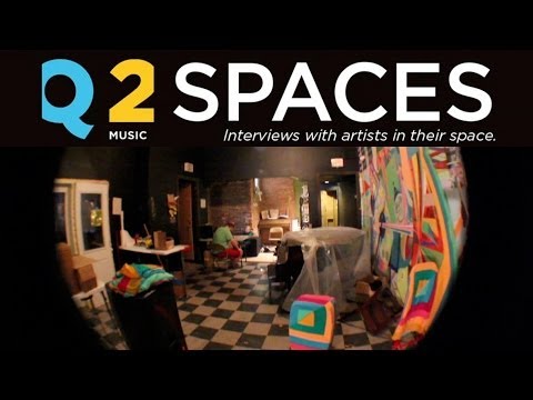 Electronic musician Dan Deacon's studio in Baltimore, Maryland