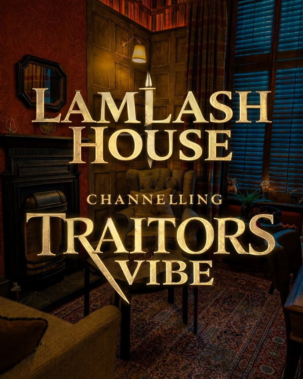 Tonight at Lamlash House, the lights are low, the atmosphere is moody, and loyalties are about to be tested.

We might not have a turret, but we do have a tower room, the perfect spot to settle in for the final of The Traitors.

Cushions plumped, dri