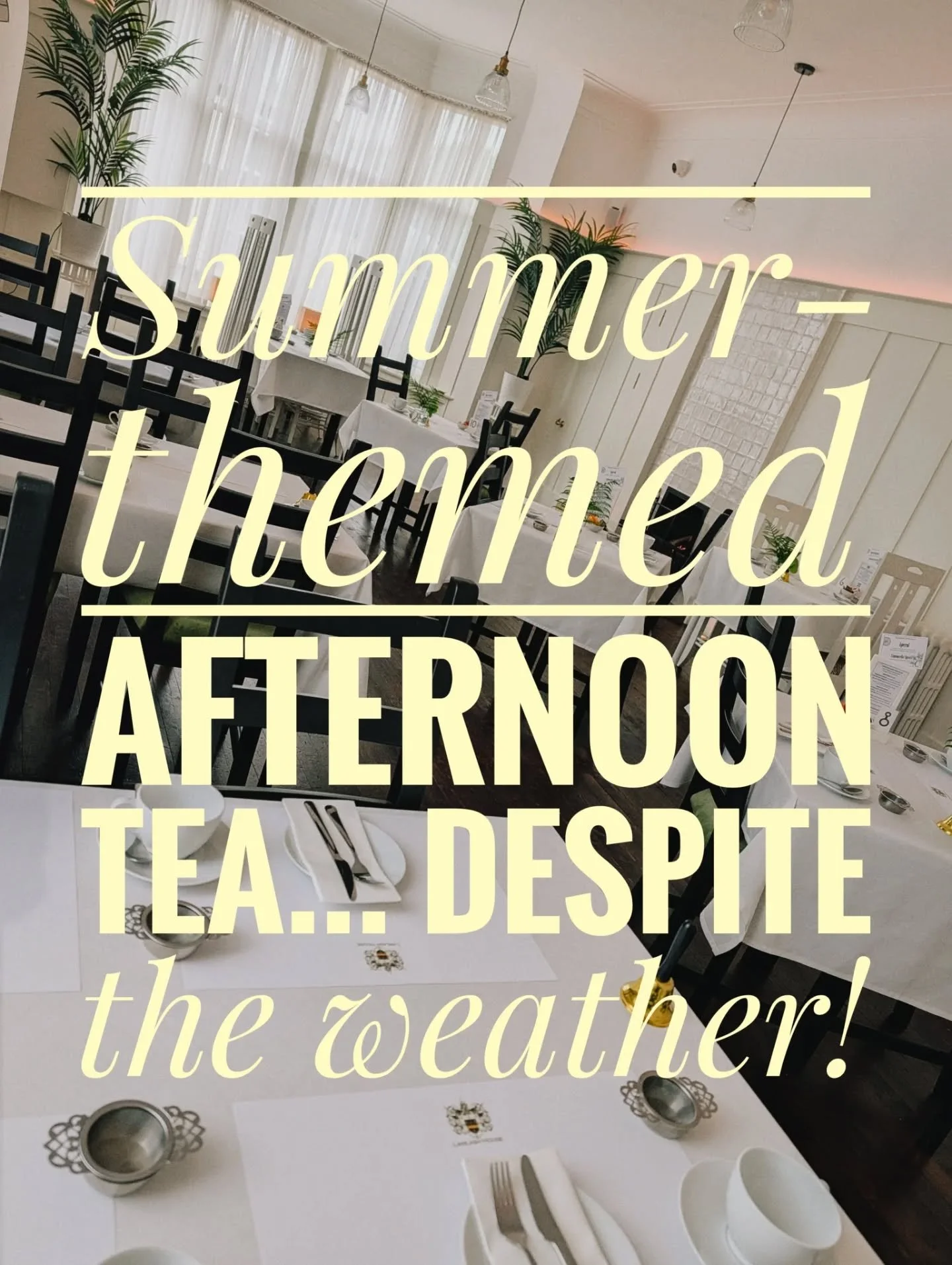 Our latest Public Afternoon Tea last weekend was a wonderful occasion, and it was especially lovely to welcome back so many familiar faces.

Despite our summer-themed menu, the weather outside didn't quite get the memo! Thankfully, the grey skies did
