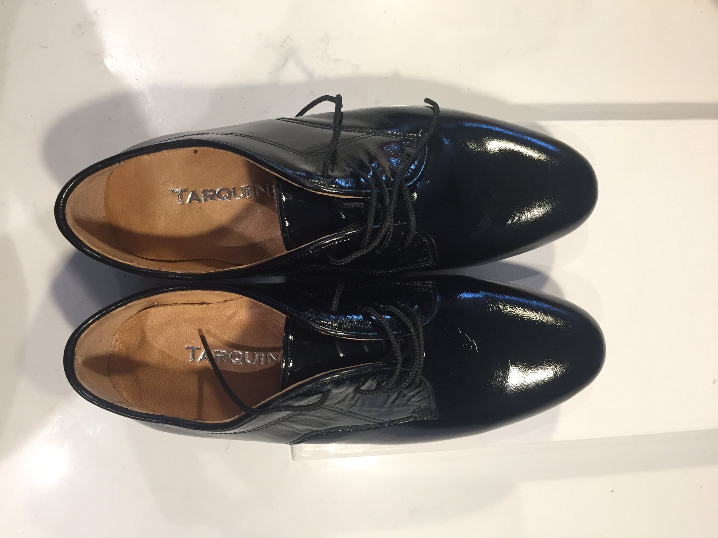 Tarquino Shoes, Black Patent Leather, Brand New, US Size 11 (European 44), $110
