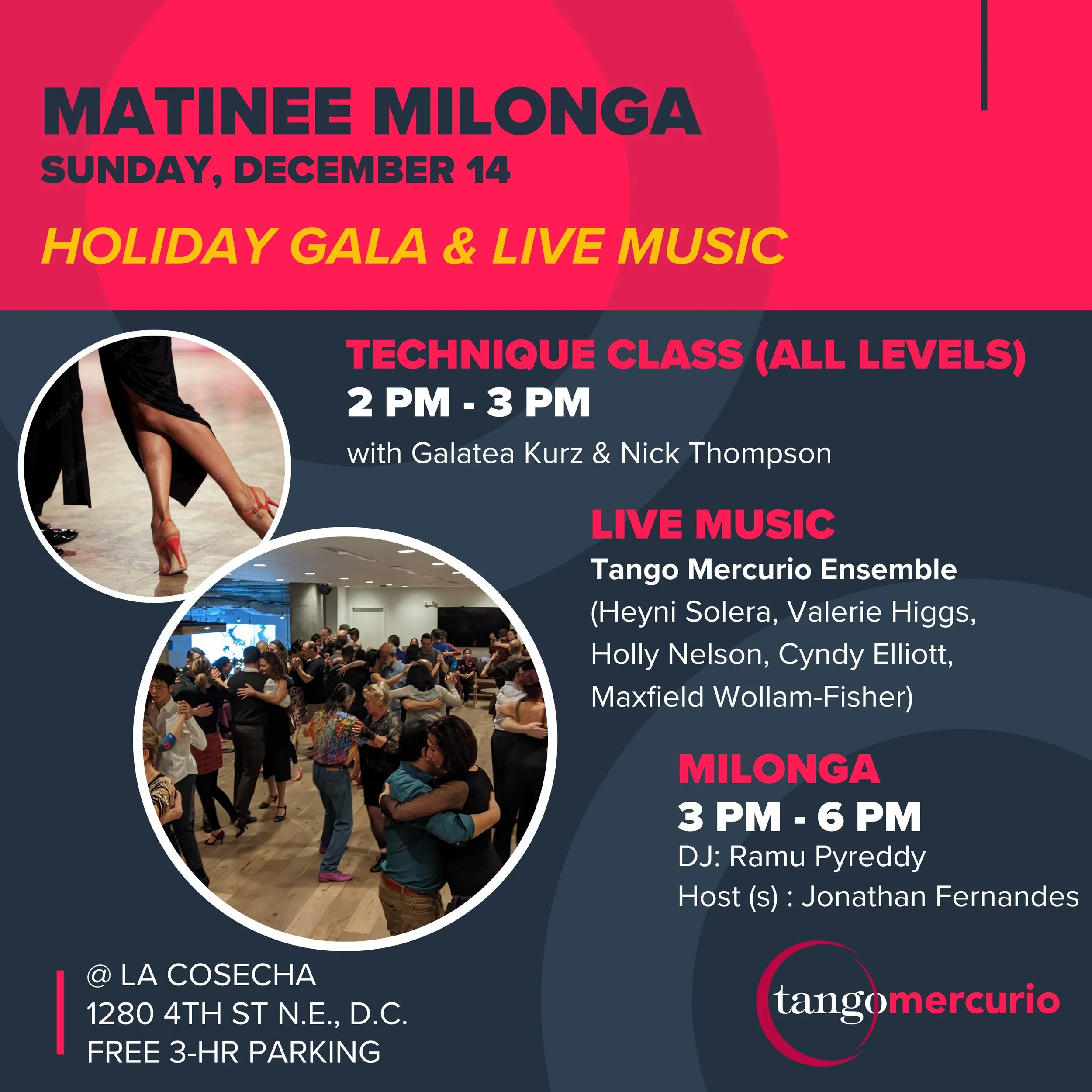Holiday Gala w/ Live Music @ Matinee Milonga