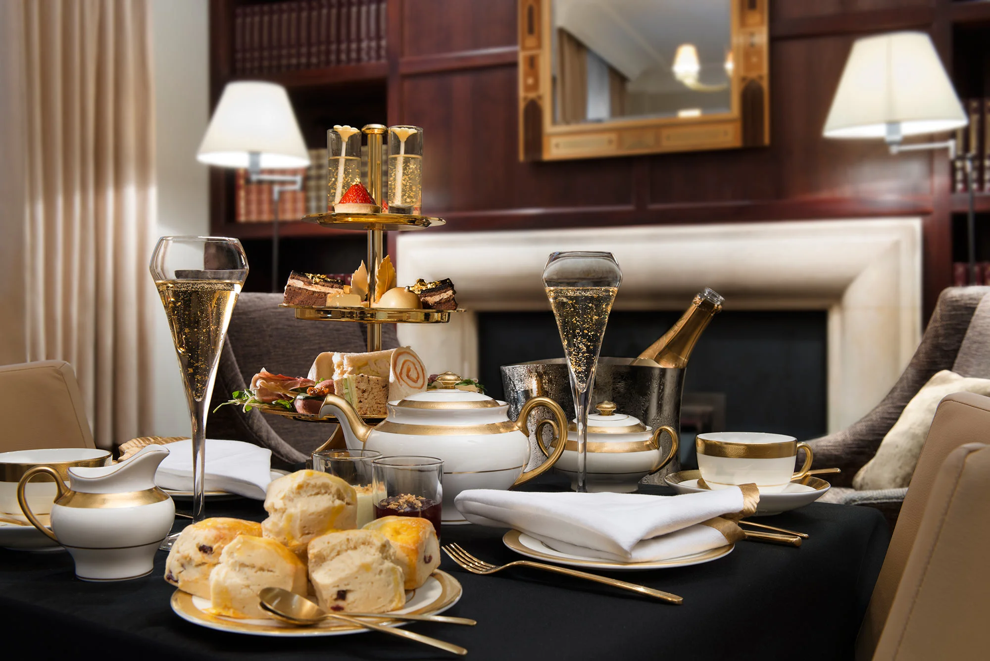 24 KARAT GOLD AFTERNOON TEA