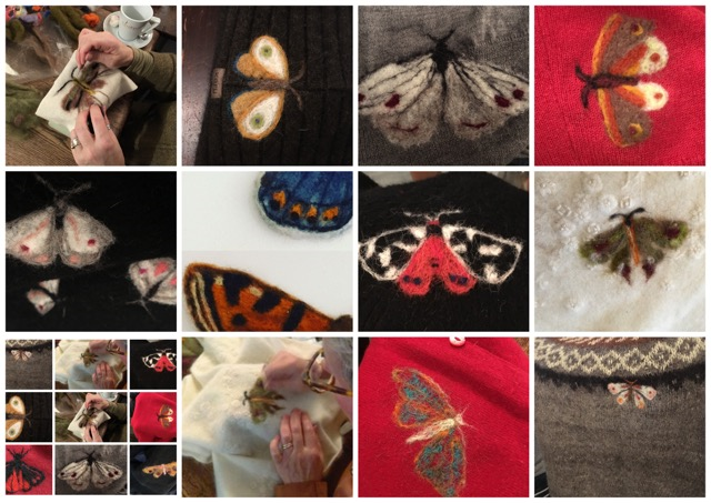Moth Making - 5 week decorative needle felting course