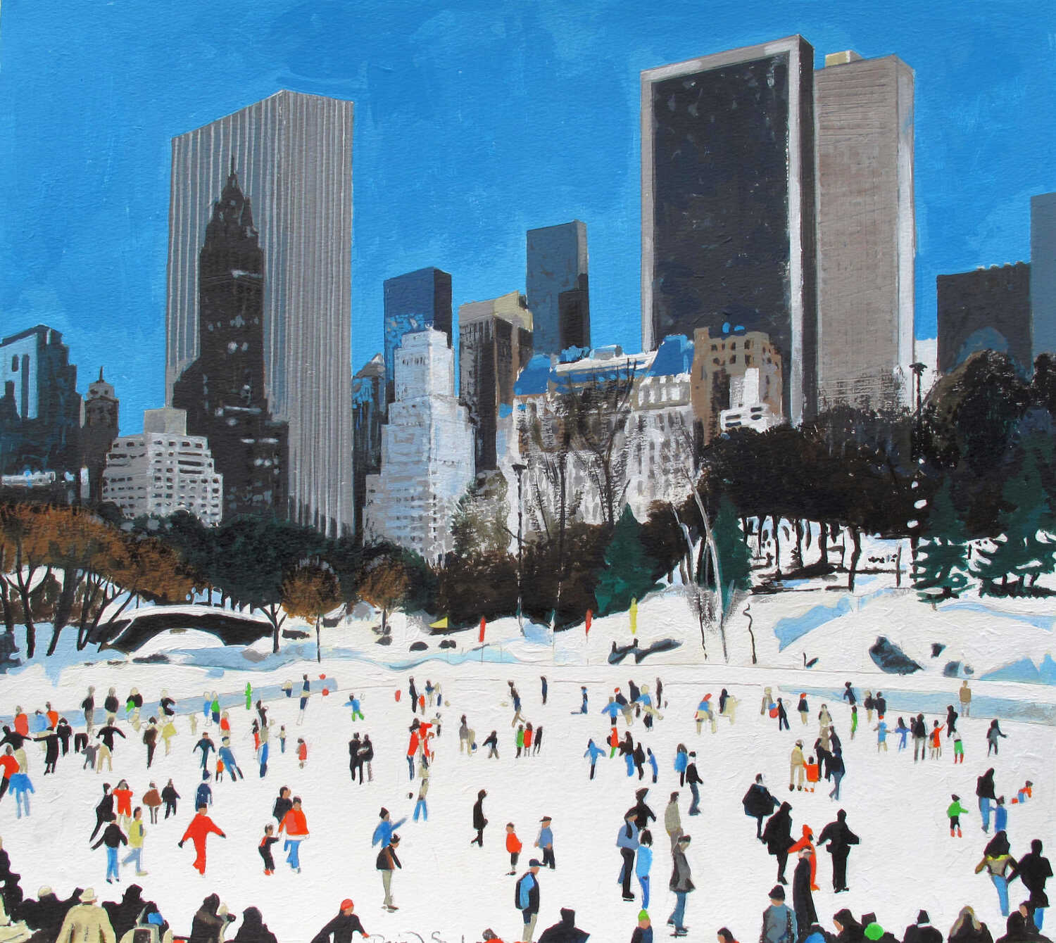 Skating in Central Park    