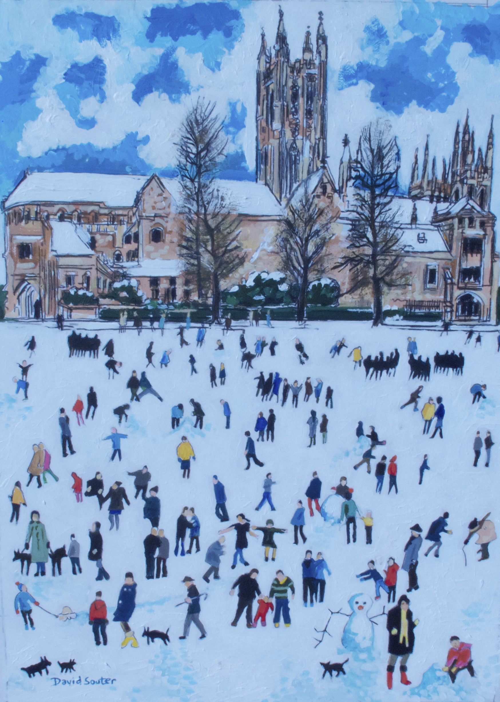 Snow play Canterbury