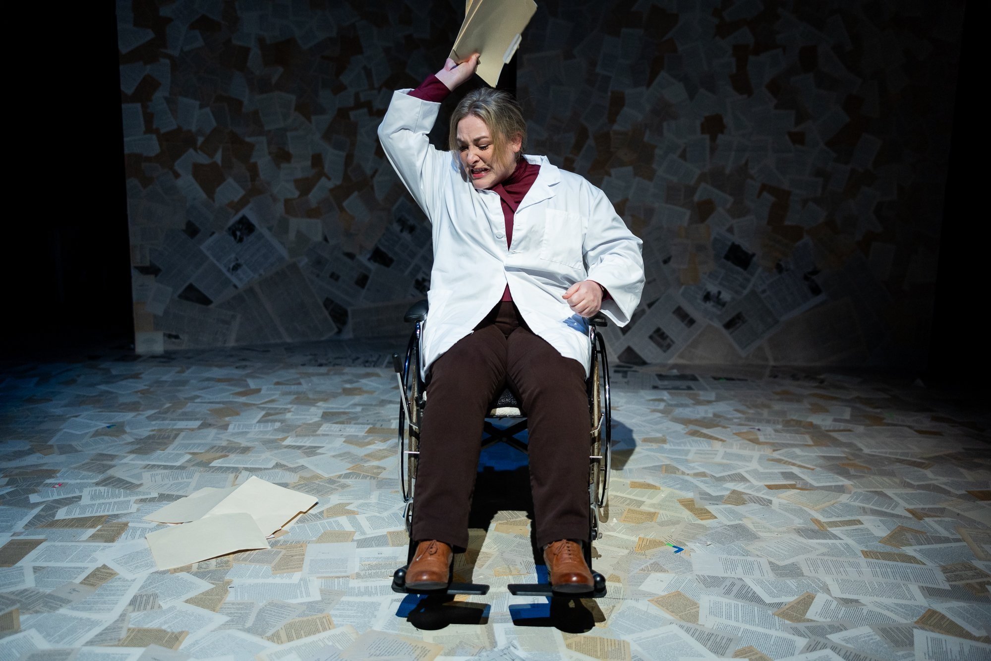  Dr. Emma Brookner,  The Normal Heart ,  New Repertory Theatre , photo by  Niles Scott  