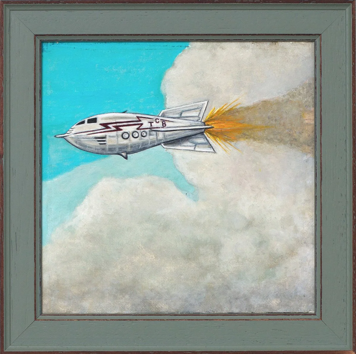 TCB Rocket-Ship
Oil and Acrylic on canvas board
Framed in weatherd wood
25x25 cm
 
 inquire 
