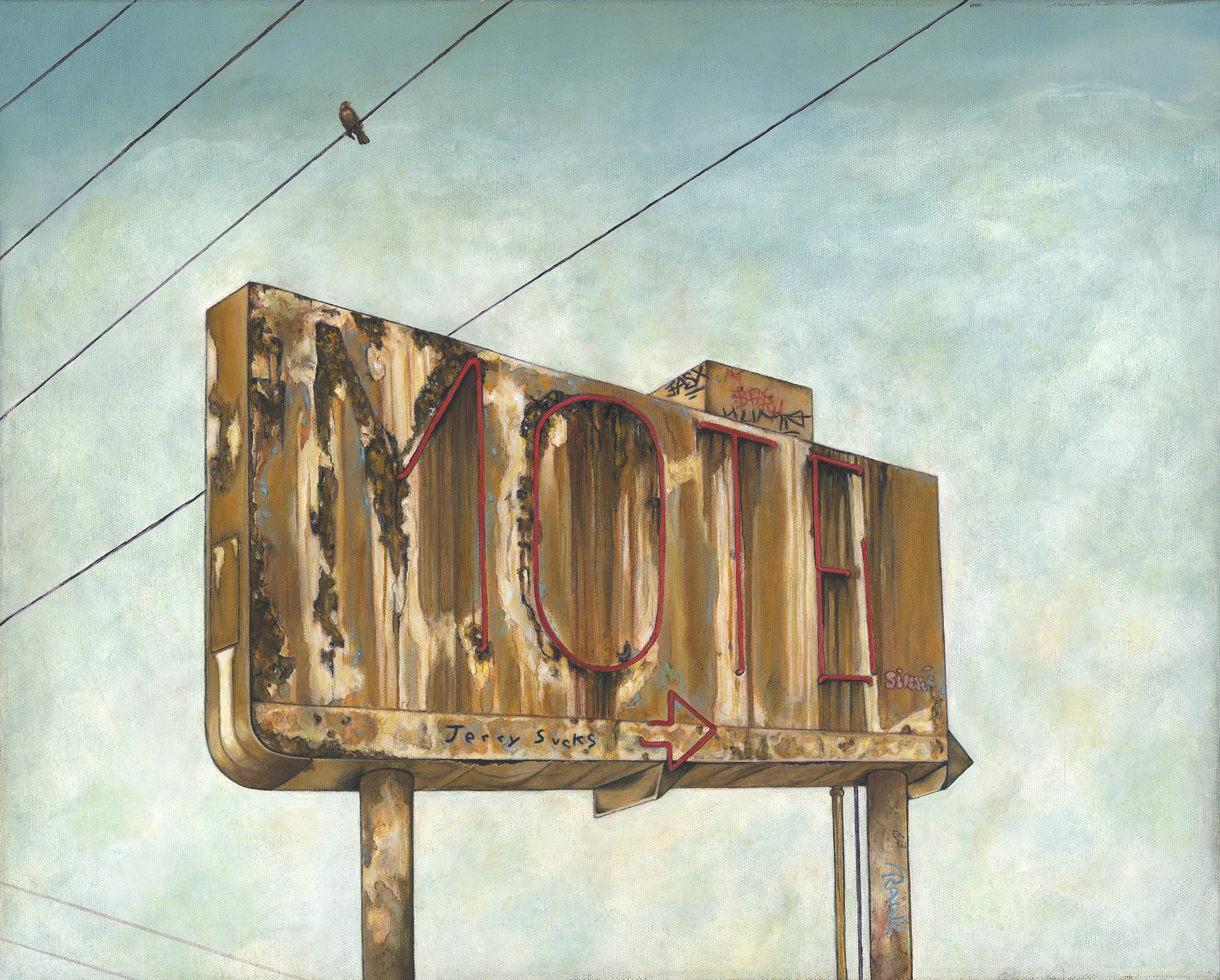 Notel Motel
Oil and Acrylic on canvas
50x40cm
 
 inquire 