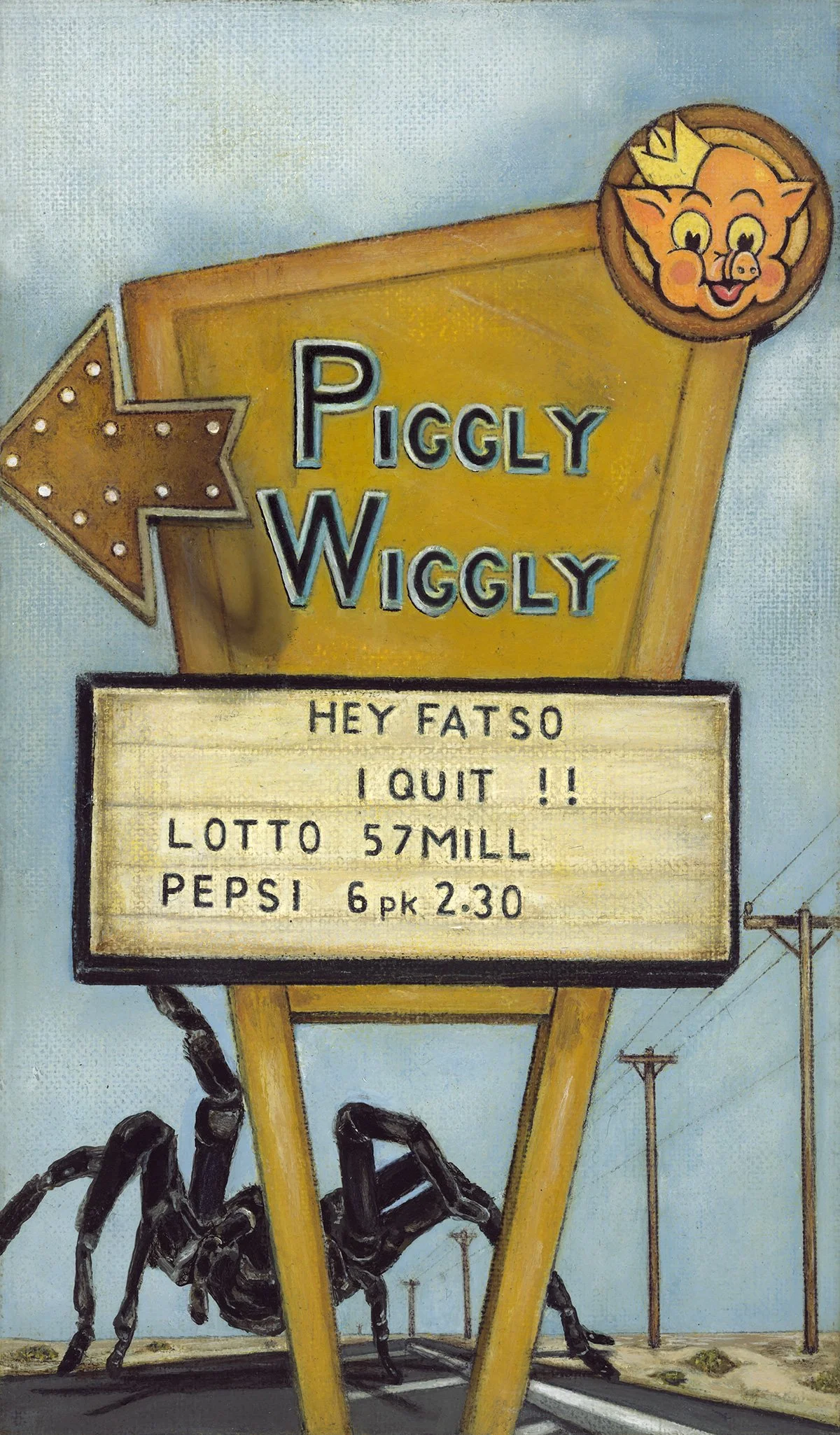 Piggly Wiggly
Oil and Acrylic on canvas
15x25cm
 
 inquire 