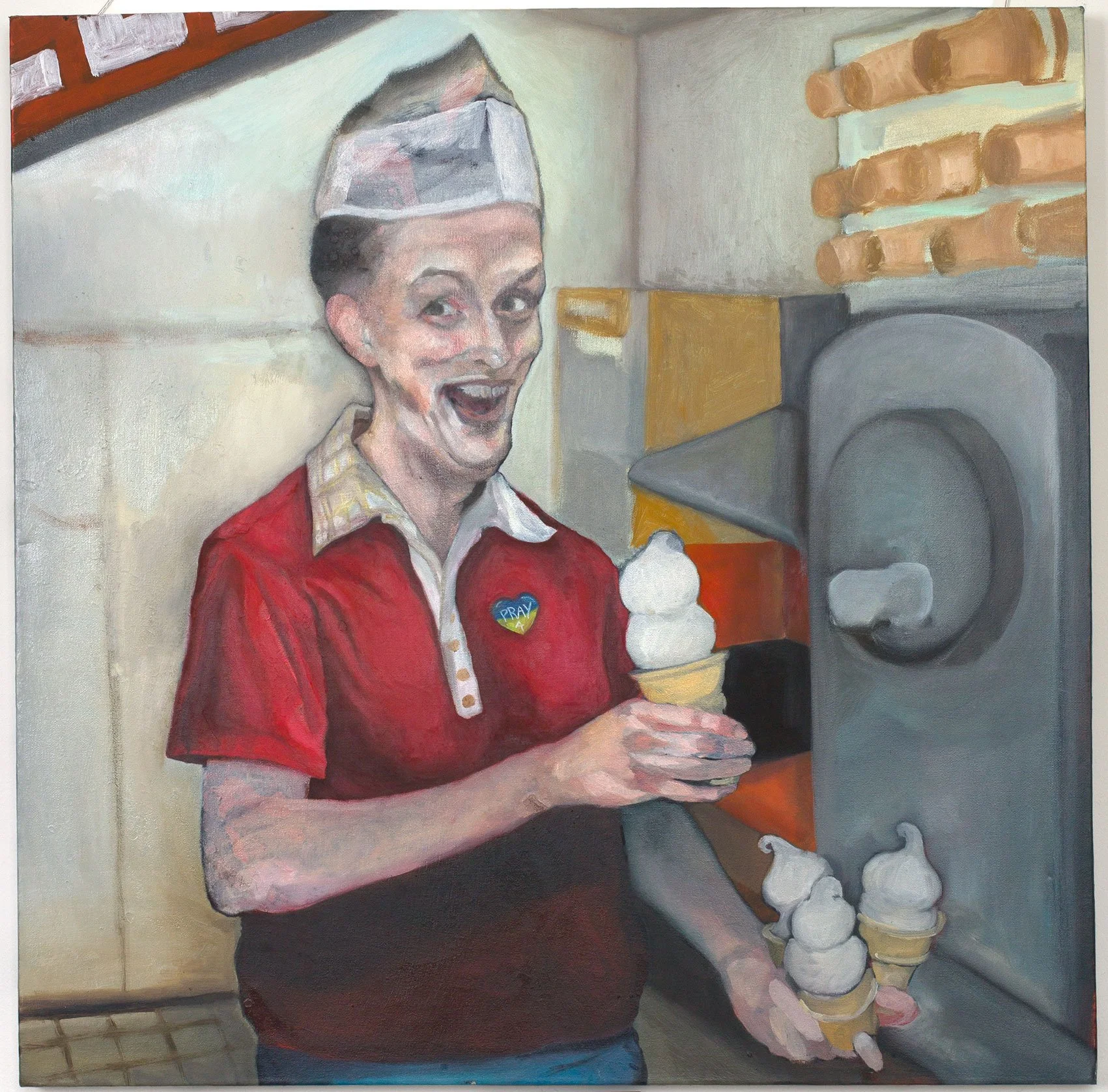 Don't Worry There's Plenty For Everybody 
Oil on canvas
69 x 69 cm
 
 inquire 