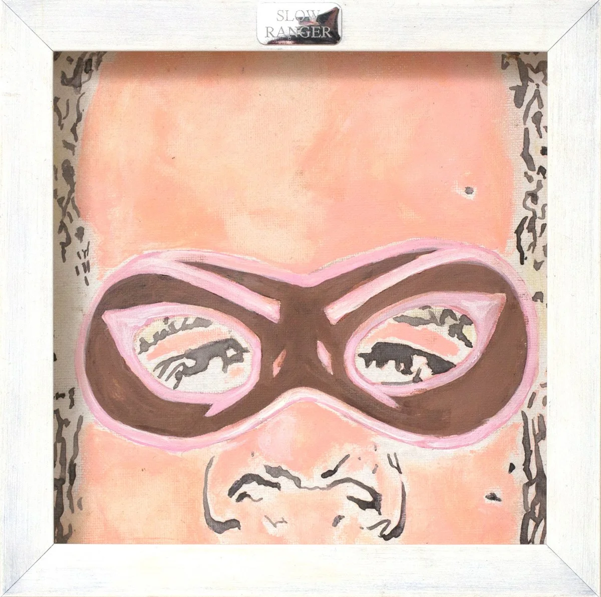 Slow Ranger
Acrylic on canvas board
Framed in wood with silver plaque
23x23 cm
 
 inquire 