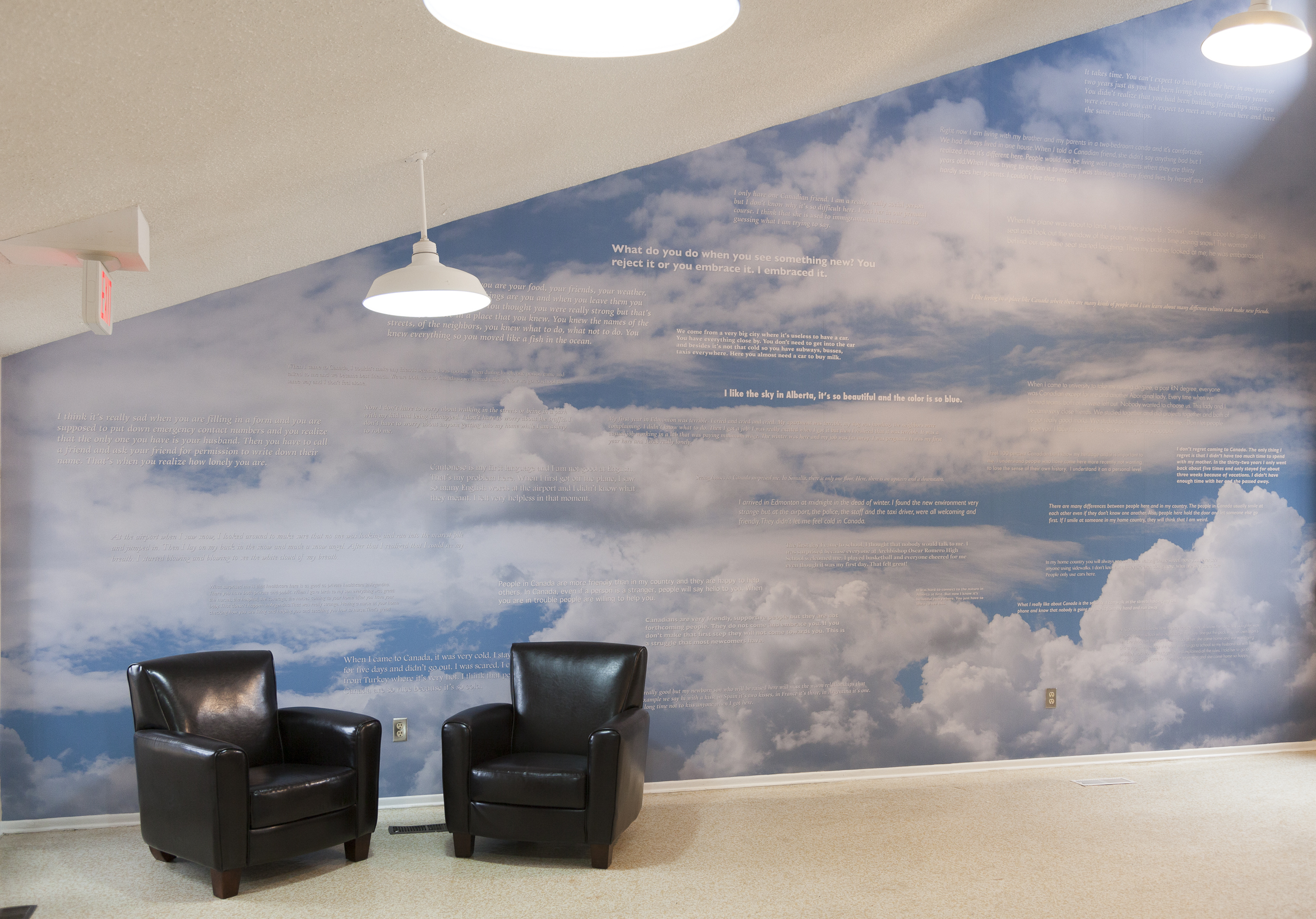 Ormsby Community Centre - one of two wall murals installed in 2014.
