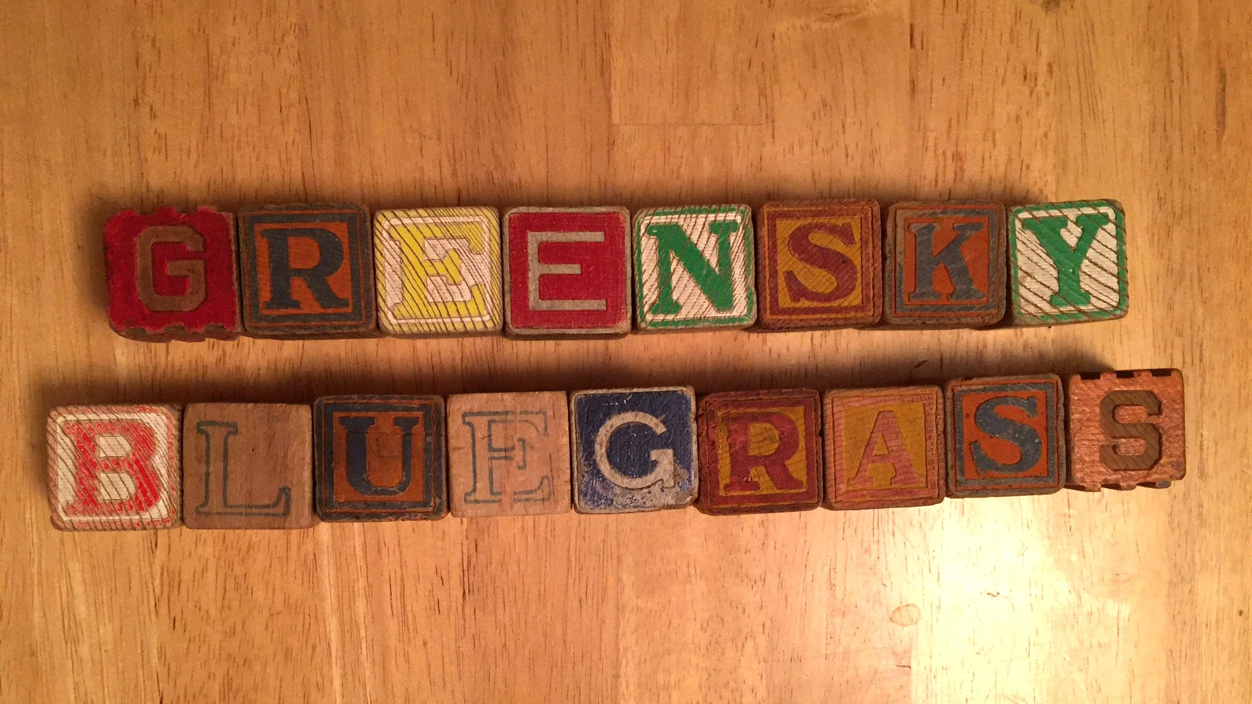 Vintage blocks I purchased as reference for my illustration.