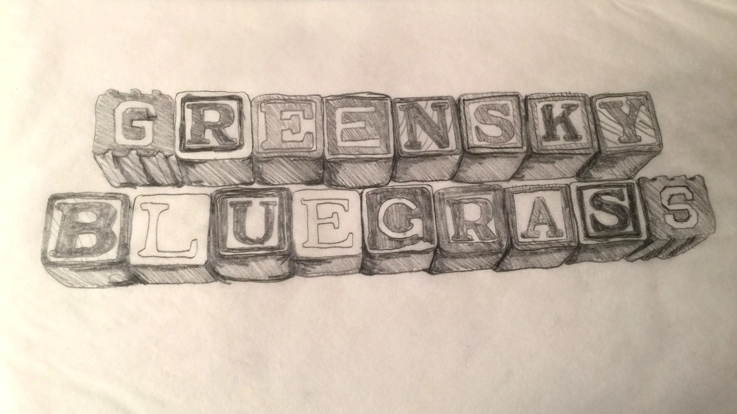 Original hand drawn illustration, before making a digital version.