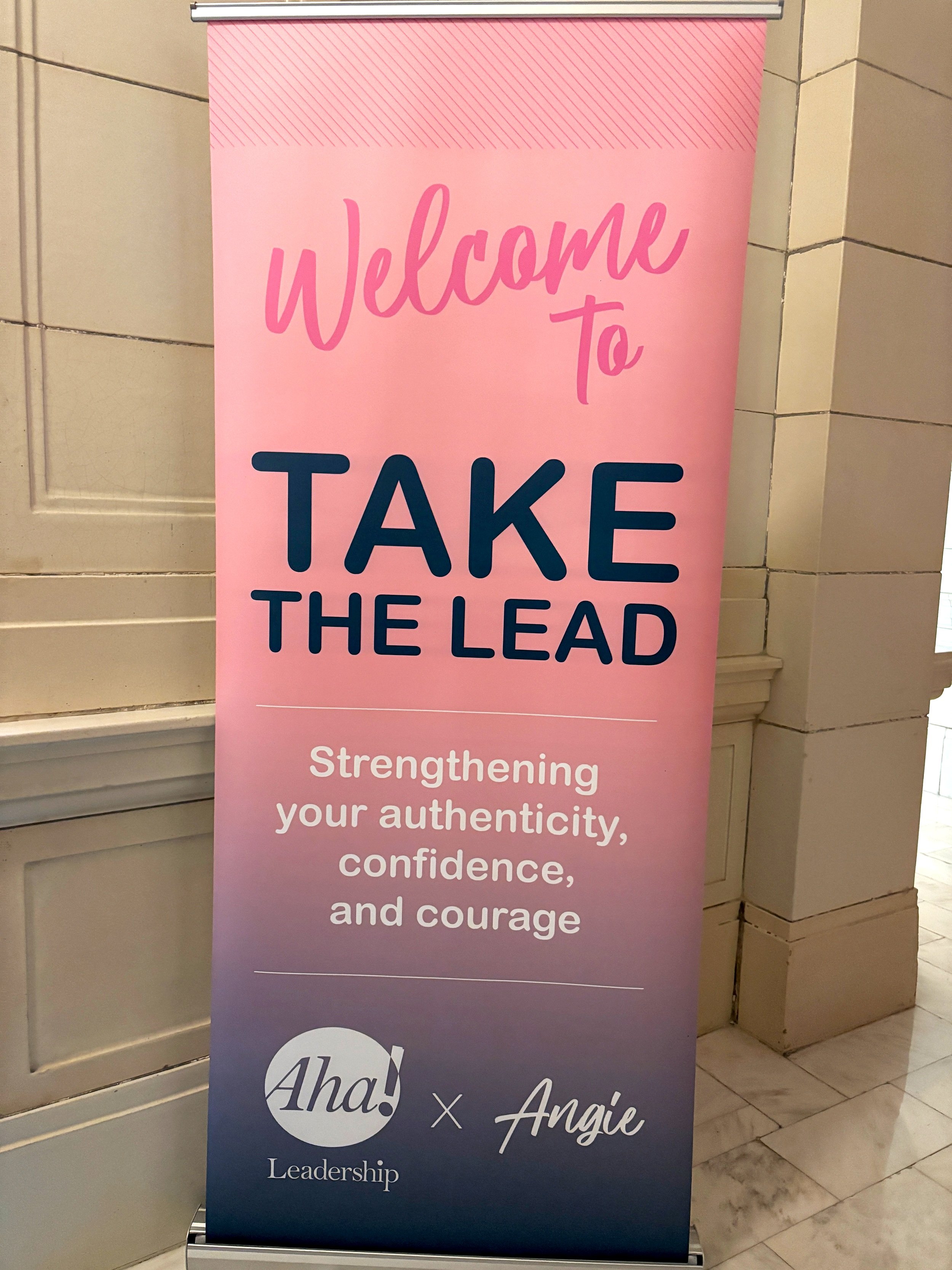 Take the Lead Detroit Roll-Up Banner