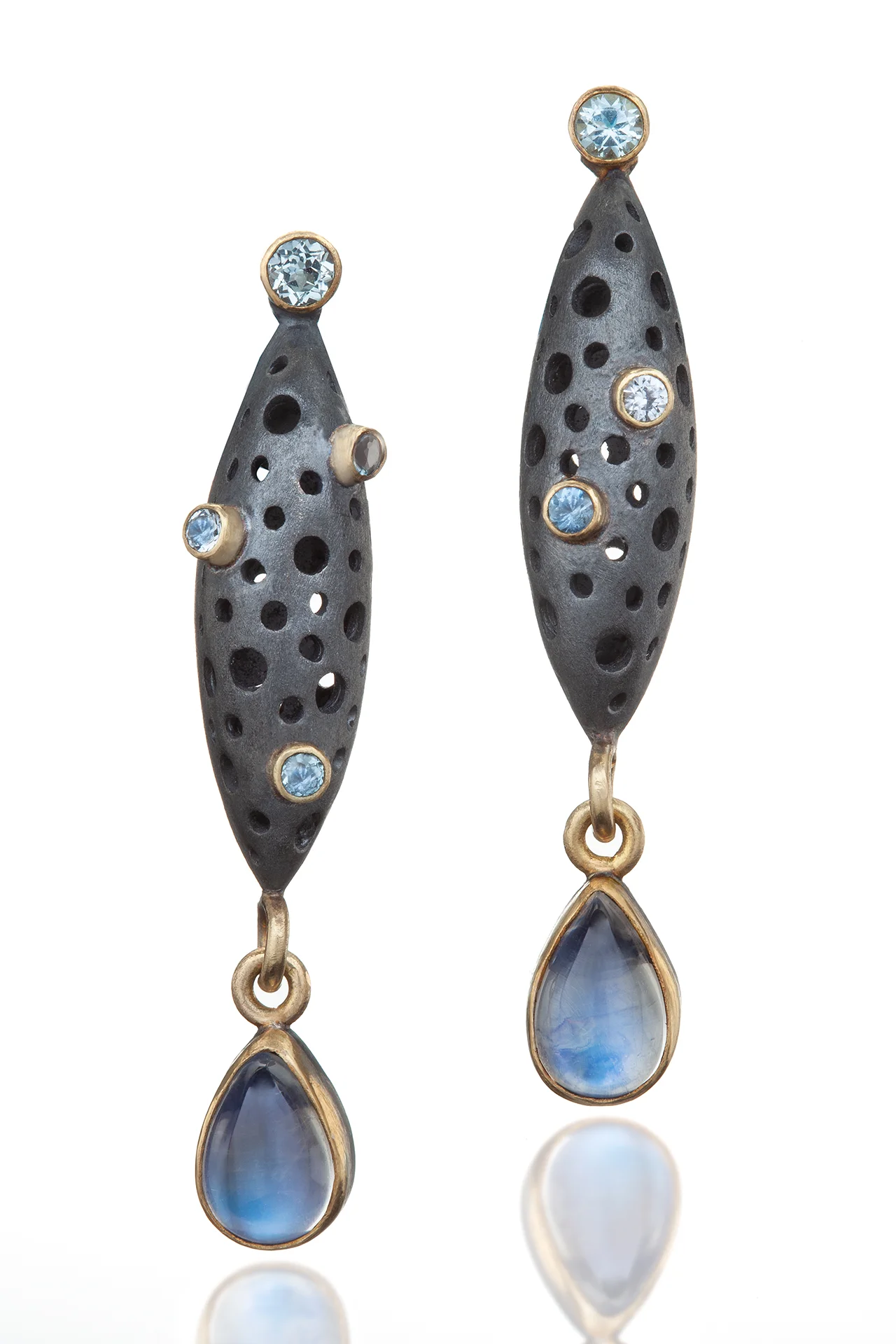Blue Cocoon Earrings