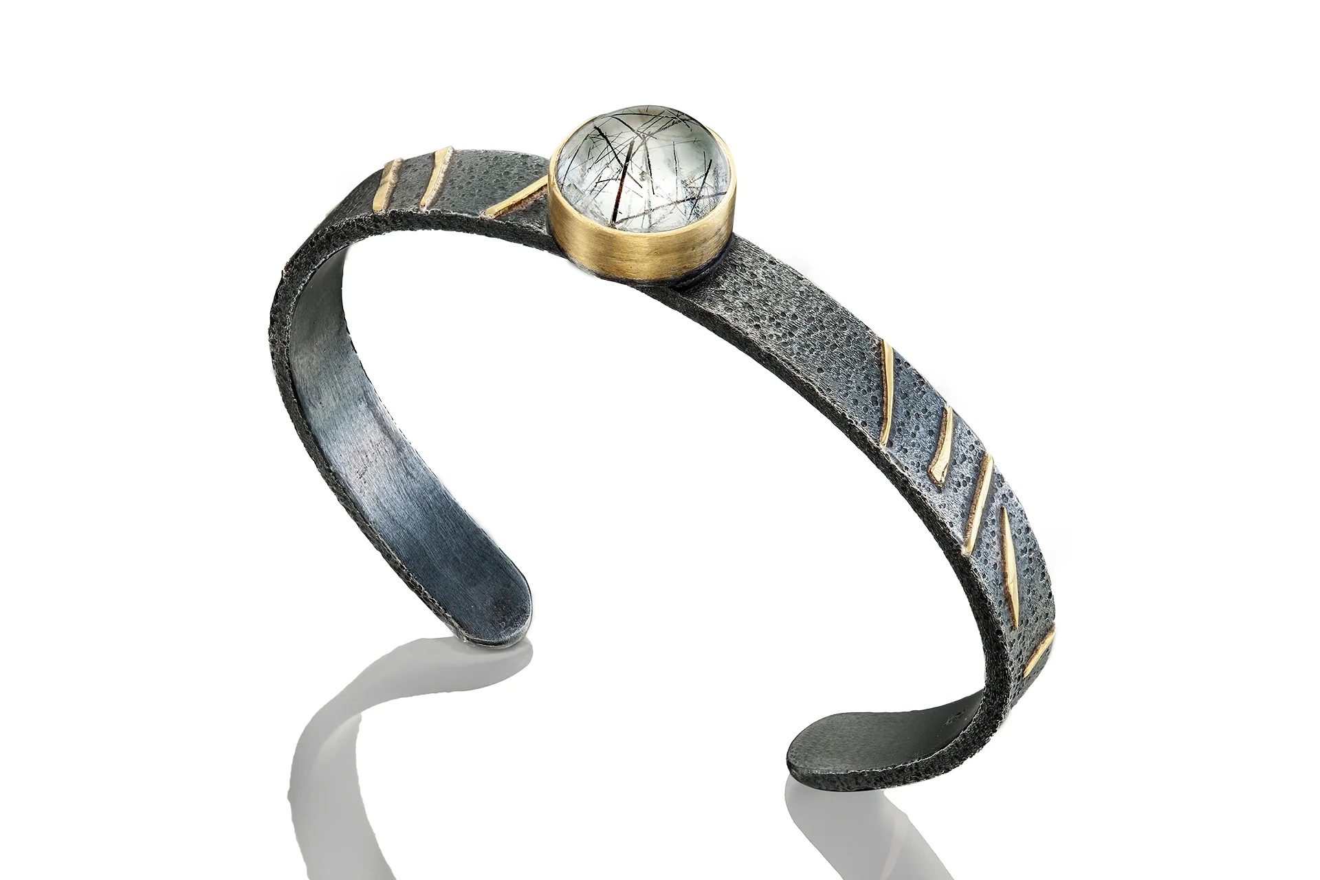 Tourmilated Quartz Cuff