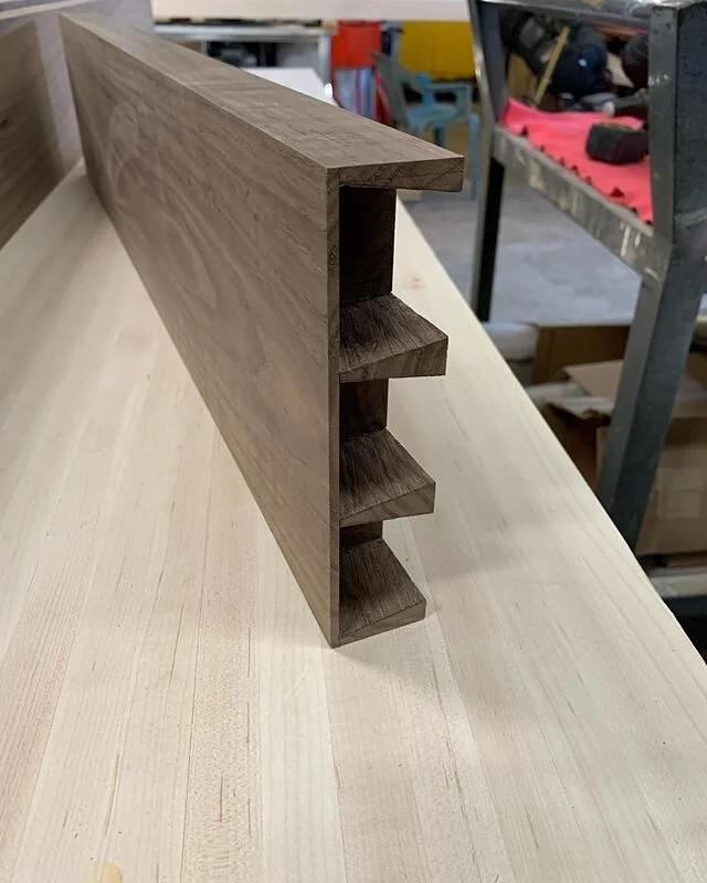 I&rsquo;m dovetailing the frame of the shuffleboard table. These are some big ones.