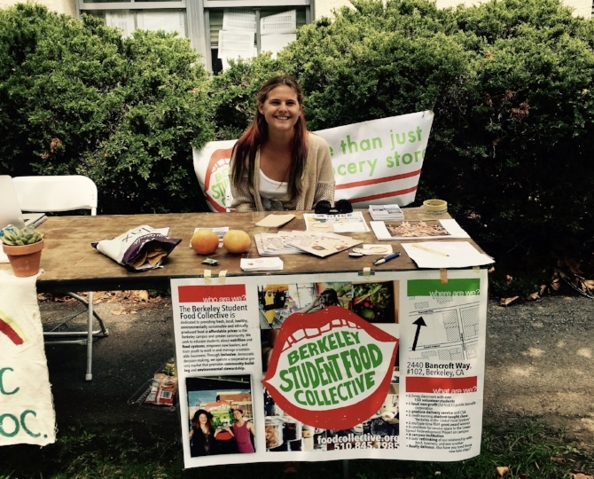 Outreach Coordinator, Allegra, hard at work.